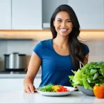 Home 17 비만 영양 치료 - **Prompt 1: Personalized Nutrition and Renewed Hope**
"A woman in her late 30s, with a gentle an...